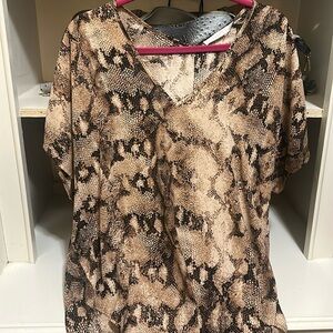 Snake Skin Print Thin Material